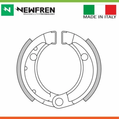 Nuevo * Newfren * Zapatas de freno delanteras para HONDA SL70 70cc '71-73 Foto 1 de 3