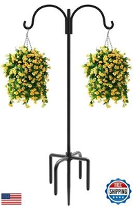 Artibear Double Shepherd Hooks for Outdoor, 76" Heavy Duty Bird Feeder Hanger - Picture 1 of 5