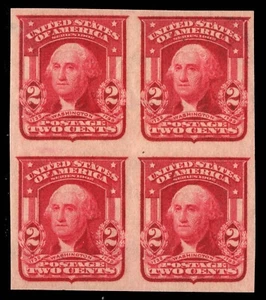 MOMEN: US STAMPS #320A BLOCK OF 4 MINT OG NH VF+ PSE CERT LOT #89367 - Picture 1 of 3