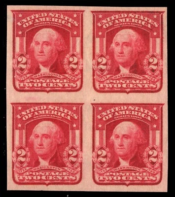 MOMEN: US STAMPS #320A BLOCK OF 4 MINT OG NH VF+ PSE CERT LOT #89367 - Image 1 of 3