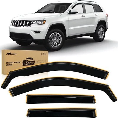 Protectores de lluvia Nilight in Channel para Jeep Grand Cherokee 2011-2020 Foto 1 de 4
