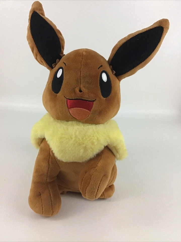 Pokemon Eevee 11" Peluche Peluche Juguete Sonidos Movimiento Nintendo 2017 Tomy Foto 1 de 4