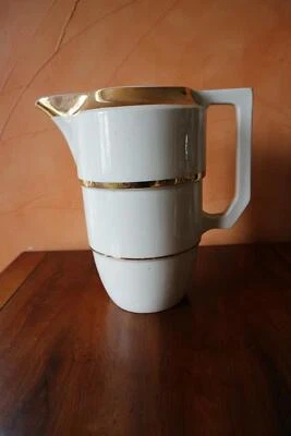 ancien broc de necessaire de toilette HBCM CREIL & MONTEREAU - Photo 1/4