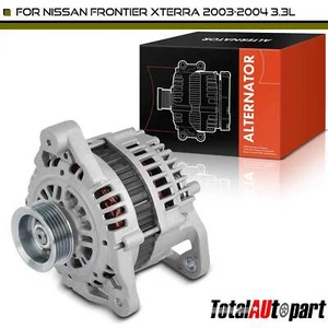 Alternator for Nissan Frontier Xterra 2003-2004 3.3L 100A 12V CW 5-Groove Pulley - Picture 1 of 8