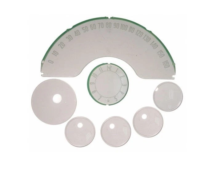 USA-Made! 1959-62 Chevy Corvette Instrument Lens Set New Trim Parts! - Image 1 of 1