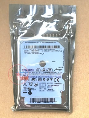 SAMSUNG 160GB HM160HC 5400rpm IDE ATA 100 2.5 "  Internal Hard Disk Drives HDD - Image 1 of 3