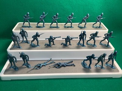 De colección MPC MetalicBlue 54 mm Ejército Hombres Segunda Guerra Mundial Infantería Soldados Marines - Lote de 21 Foto 1 de 4