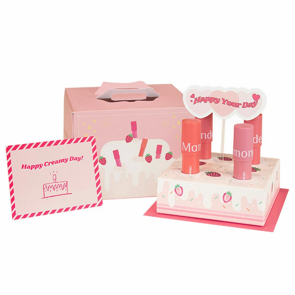 MAMONDE Creamy Tint Color Balm Chiffon Mini Set 7items [Mini Cake Edition] Foto 1 de 4