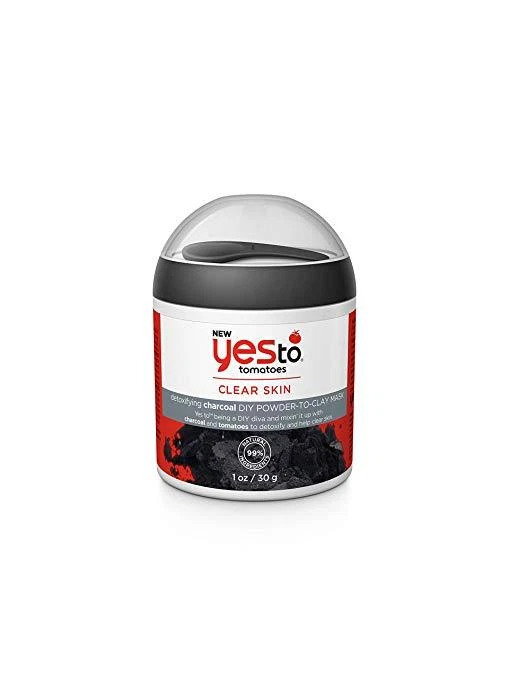 Yes To Tomatoes Detoxifying Charcoal DIY Powder Paste Mask Jar, 1 Ounce - Image 1 of 1