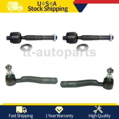 4 Outer Inner Delphi Tie Rod End For Toyota Land Cruiser 1999 1998 - Image 1 of 4
