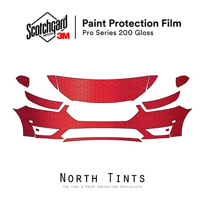 Sujetador transparente película protección pintura precortada Ford Taurus 2013-2019 serie 3M PRO PPF Foto 1 de 4