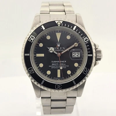 Rolex Submariner Date Ref. 1680 Stahl/Oysterband Vintage Herrenuhr aus 1977 - Bild 1 von 4