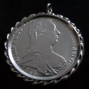 MDS ÖSTERREICH AUSTRIA MÜNZANHÄNGER "MARIA THERESIA TALER", SILBER #G - Bild 1 von 2