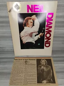 VINTAGE NEIL DIAMOND 1986-87 FARBE Konzerttour Programm mit Zeitung Memrobila - Bild 1 von 12