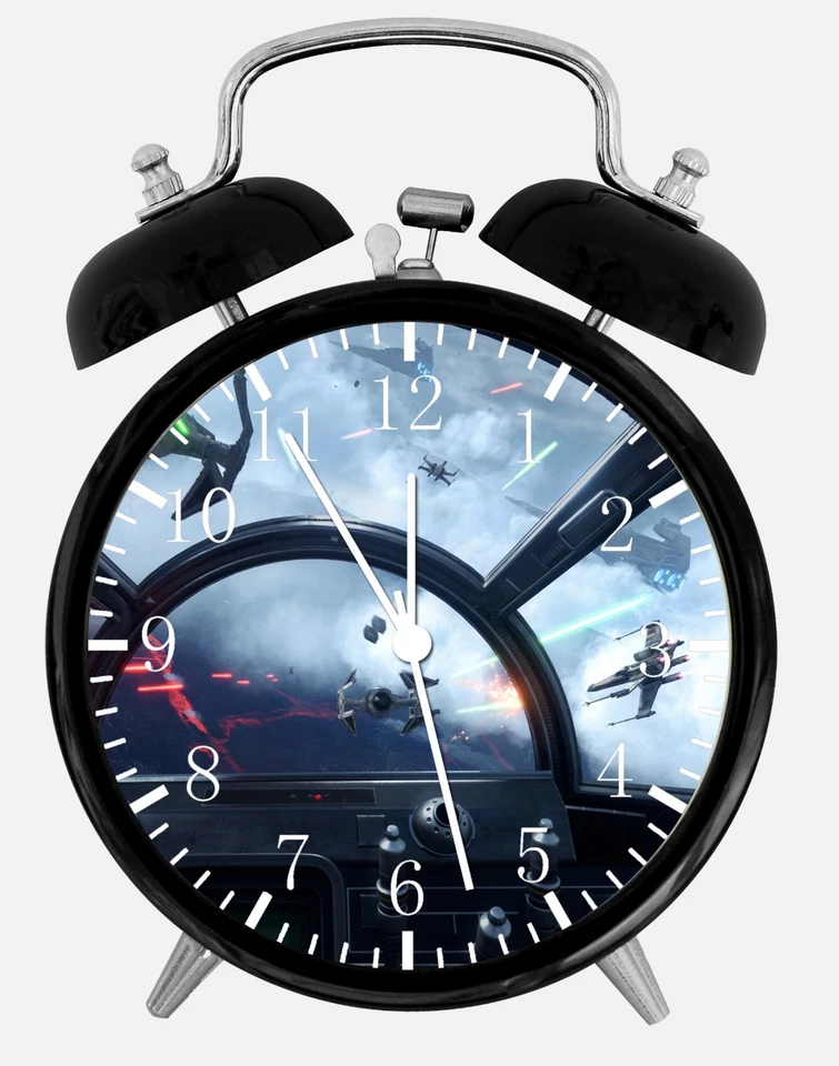 Star Wars Spaceship Alarm Desk Clock 3.75" Home or Office Decor E229 - Image 1 of 1