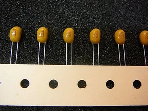 KEMET T350F336M010AS 33uF 10V 20% Tantalum Radial Capacitor **NEW** Qty.5 - Picture 1 of 2