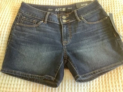 Kohl’s Signature, APT 9 CORTO TIRO MEDIO - DEMIN JEAN Pantalones Cortos - Talla 6 ~ W30xL12” Foto 1 de 4