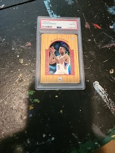 1996 Upper Deck UD3 #14 REFRACTOR / Allen Iverson ROOKIE / PSA 8 NM-MINT - Picture 1 of 2