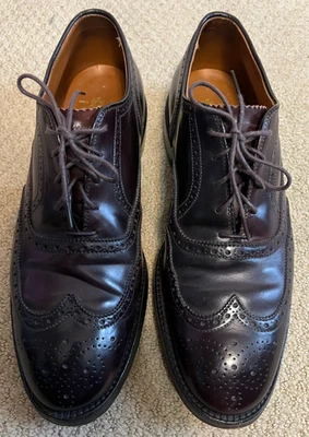 Alden 974 Shell Cordovan Longwing Blucher Color 8 Men 10 B/D Leather Dress Shoe - Image 1 of 4