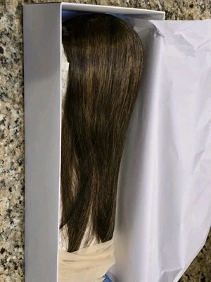 Peruca monofilamento High Society Collection Estetica Design Sutton castanha marrom  - Imagem 1 de 4