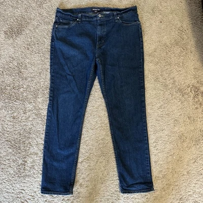 Michael Kors Men's Blue Straight Leg Jeans, Size 30x30, Cotton Denim - Image 1 of 4