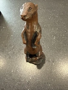 Otter With Fish Heavy Resin Figure Figurine Collectable Animal Ornament - Picture 1 of 6
