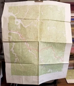 1966 Original USGS Topo Map Slade KENTUCKY Quad 7,5' 1:24000 gefaltet - Bild 1 von 2