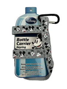 Portabotellas de Agua Parques Disney Portador Mickey Mouse Arco Llavero Clip NUEVO - Imagen 1 de 4