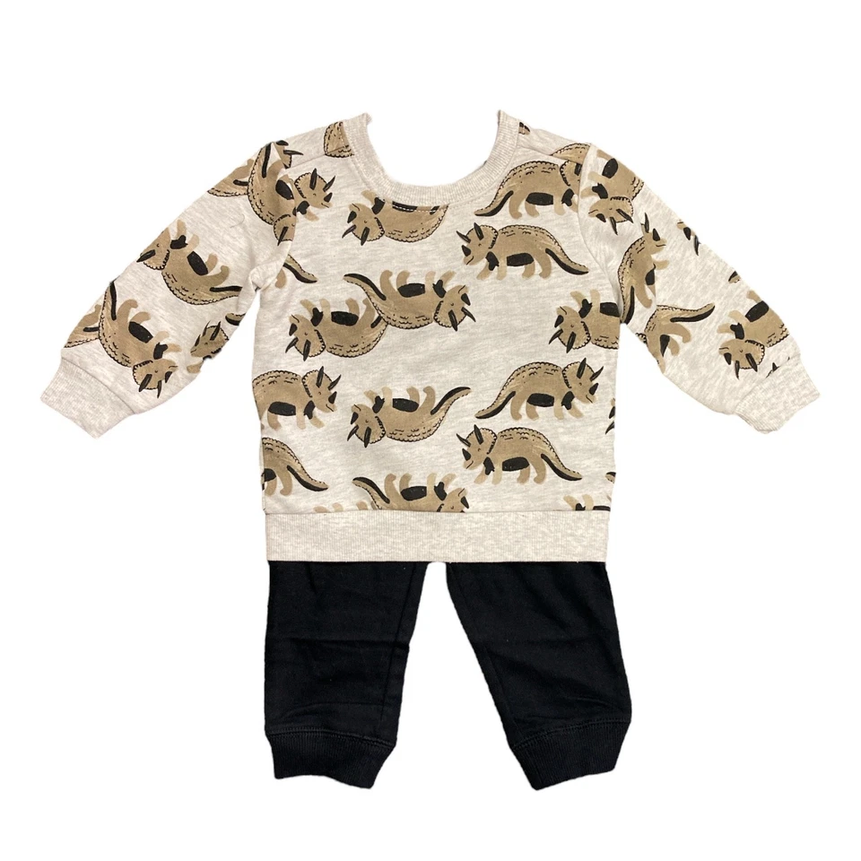 Conjunto de 2 piezas de sudadera y jogger de manga larga para bebé y niño pequeño Carter's Foto 1 de 2