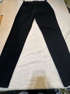 Vintage Straight, Cut Versace Jeans 33x30 1990s Black Denim Regular Fit Grunge - Picture 1 of 10