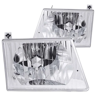 ANZO 111026 1906 fits Ford 92-20 Econoline Crystal Headlights Chrome Foto 1 de 4