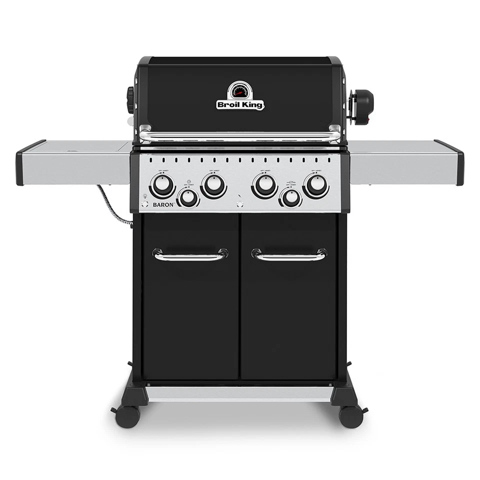Parrilla de gas Broil King Baron 490 Pro de 4 quemadores con quemador rojo y lateral, 57 pulgadas, LP Foto 1 de 1