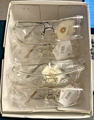 LOTE DE 9 PARES Gafas Lentes Transparentes Moda Gafas de Sol Retro De Colección Hombres Mujeres Foto 1 de 4