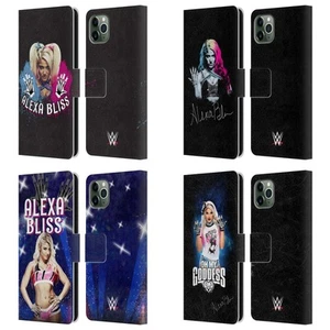 OFFICIAL WWE ALEXA BLISS LEATHER BOOK WALLET CASE COVER FOR APPLE iPHONE PHONES - Picture 1 of 10