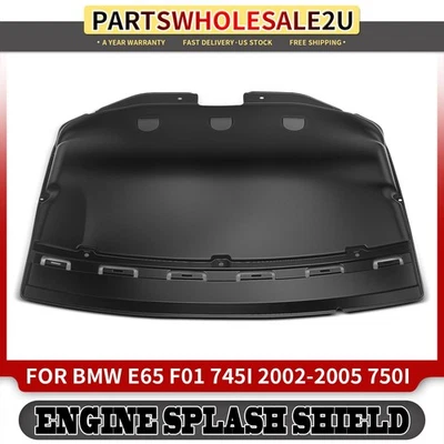 Protector contra salpicaduras motor delantero central para BMW E65 F01 750i 2006-2008 745i 2002-2005 Foto 1 de 4