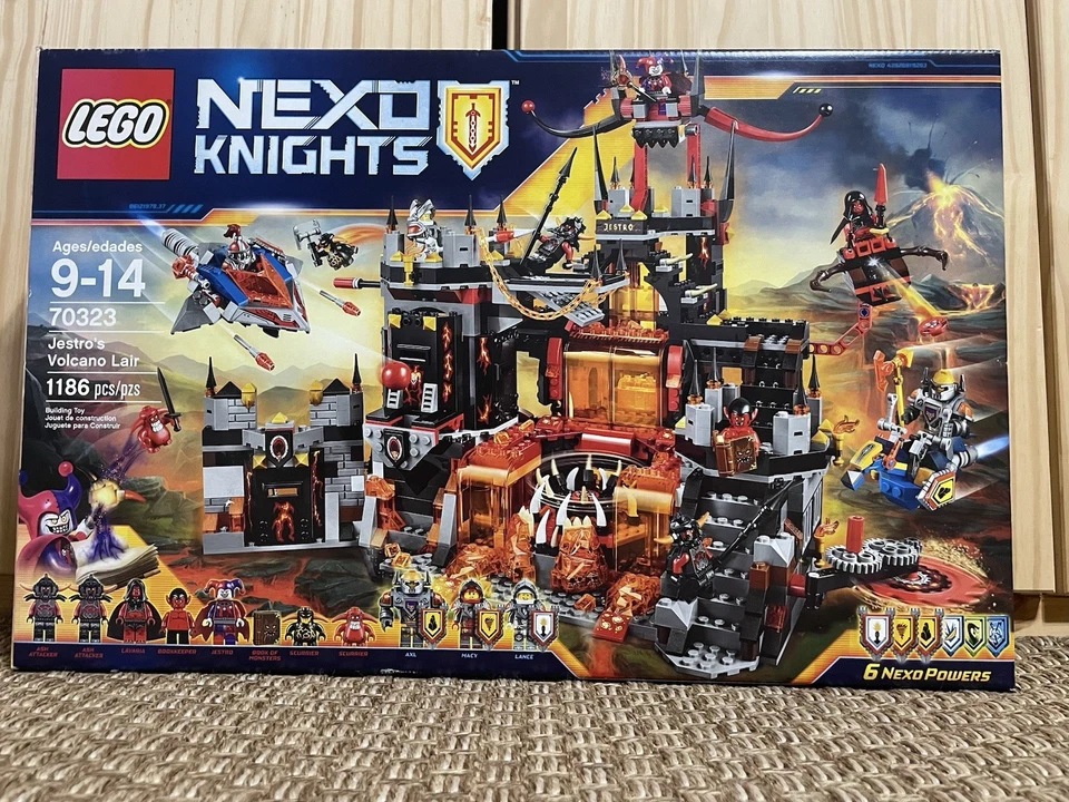LEGO NEXO KNIGHTS: Jestro's Volcano Lair (70323) New Sealed Retired HTF - Image 1 of 4