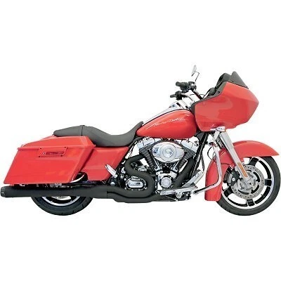 Sistema de escape megáfono Bassani negro B4 2 en 1 para Harley Touring 95-16 Foto 1 de 1