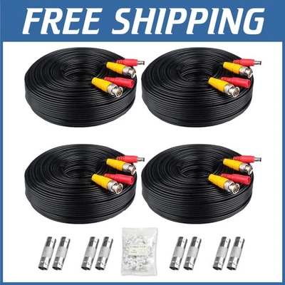 Siamese Video Power Cable for Surveillance, 200ft - Image 1 of 4