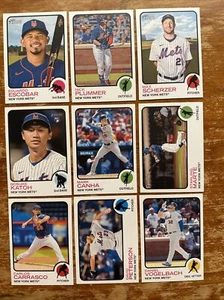 2022 Topps Heritage High Number New York Mets (9 Card) Team Set - Bild 1 von 1