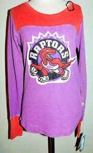 Camisa térmica pequeña para mujer Toronto Raptors manga larga, táctil de Alyssa Milano - Imagen 1 de 2