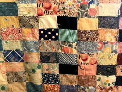 Vintage 1930's quilt Queen size cotton - Image 1 of 4