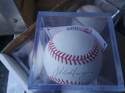 MIKE HARGROVE Autografiado Grandes Ligas Béisbol 1974 Año Novato ( Foto 1 de 3