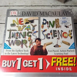 NEW! David Macaulay The Way Things Work + Pinball Science CDROM 1998 Win MAC - Picture 1 of 4