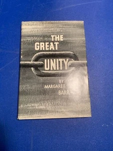 The Great Unity by Margaret Barr 1951 1st Edition - Foto 1 di 8