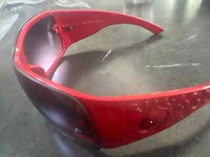 🔥D I O R RED FRAME COLOR Sunglasses Model TD9701 SIZE 63 17 113 MADE IN ITALY - Picture 1 of 14