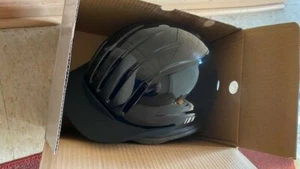 IRH Equi-Lite Riding Safety HELMET Black LARGE Adjustable Dial NEW - Picture 1 of 3