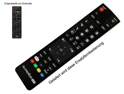 SUPERIOR Ersatz Fernbedienung passend für Fuba ODS 350 HDTV Receiver