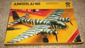 VINTAGE TESTORS ITALERI JUNKERS JU-188 PLANE MODEL KIT SEALED PIECES - Picture 1 of 4