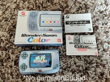 Wonderswan Color (Boxed), New IPS LCD+Buttonworx membranes+New capacitors