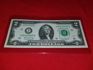 $2 Dollar Bill Birthday Us Currency 05/15/2020 May 15 2020 Anniversary - Picture 1 of 15